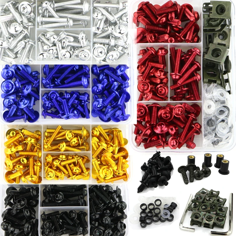 

Motorcycle Full Fairing Bolts Kit Screws For YAMAHA FZ1 FZ6 FZ8 MT01 MT-125 MT07 MT-07 FZ-07 MT09 FZ-09 MT10 MT15 XJR400 XJR1300