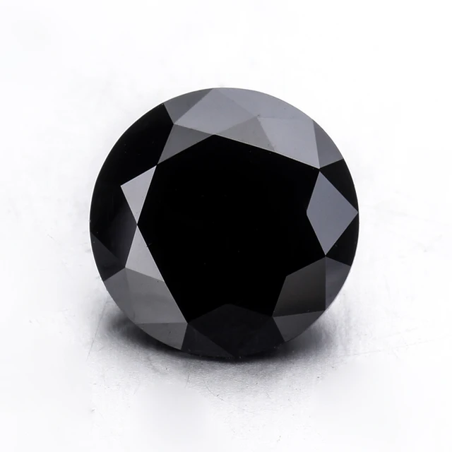 US $120.00 Black color moissanites loose stones jewelry making tested positive