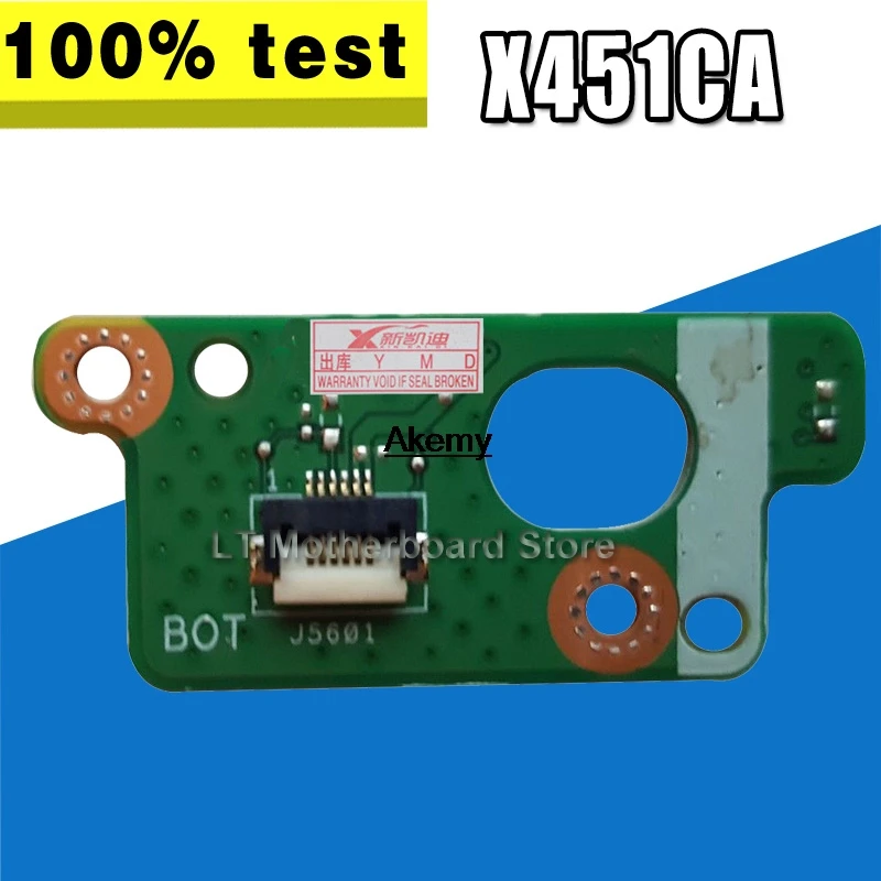 

Laptop Power Switch Button Board for ASUS X451C X451CA F451C X451M X451MA F451M tested well with cable