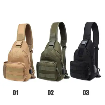 

900D Shoulder Chest Bag with USB Charging Port for Outdoor Sports Tourist Anti-slip Portable USB D-type Buckle Life-Saving