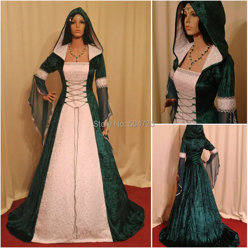 

Custom-madeR-330 19 century Vintage costume 1860S Renaissance/Civil War Southern Belle Ball Halloween dresses All size