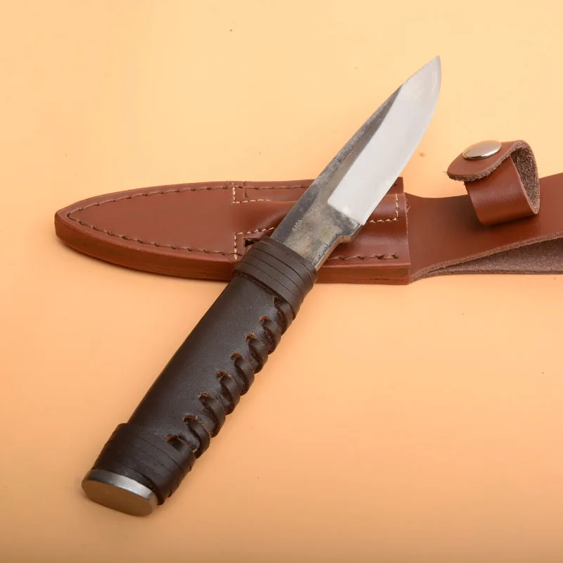 Mengoing Открытый самообороны полный ковки стальной нож из высокоуглеродистой стали с фиксированным лезвием нож EDC инструменты