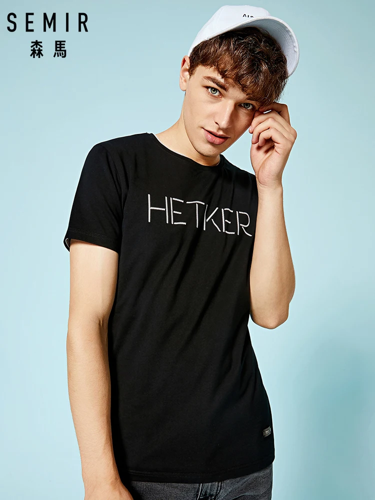 

SEMIR Man 2019 Men's T-Shirts Plus Size Tee Shirt Homme Summer Short Sleeve Men T Shirts Male TShirts Camiseta Tshirt Homme