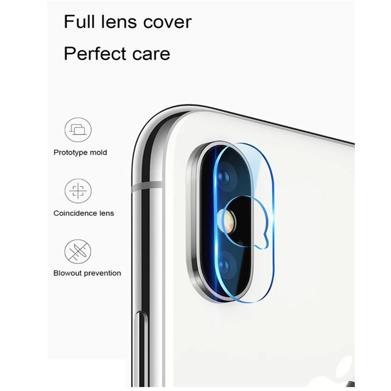 Защитная пленка для объектива apple iPhone X 10 закаленное стекло 0 15 мм защитная задняя