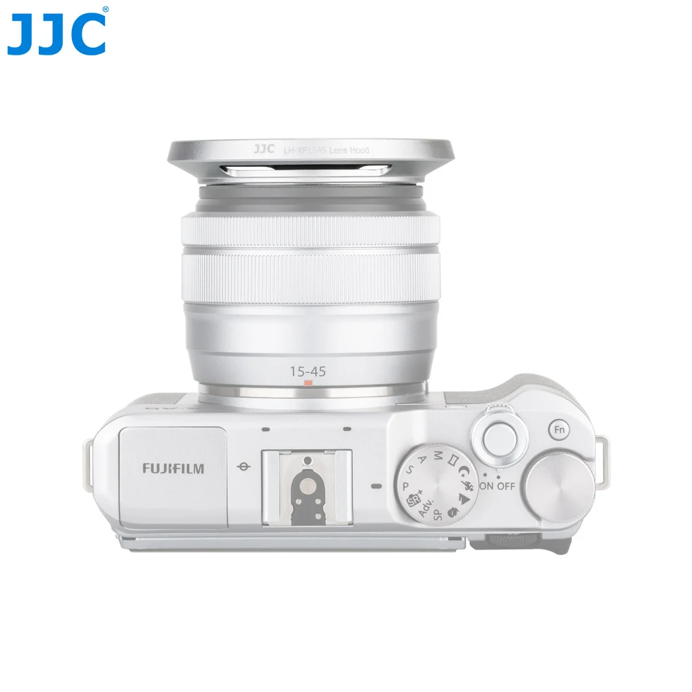 JJC Камера винт-адаптер с наружной резьбой Кольцо 52 мм металлическая бленда для объектива для ЖК-дисплея с подсветкой Fujifilm X-T100 XC15-45mm F3.5-5.6 OIS PZ объектив