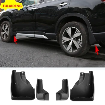 

4pcs For Subaru Forester 2019 ABS Front&Rear Mud Flaps Splash Guard Trim mudguards Car Styling Accessories