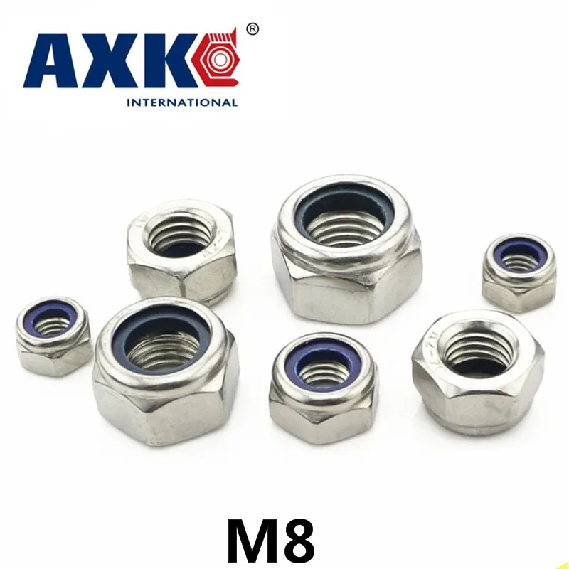 Axk 50 шт. Din934 M2 M2.5 M3 M4 m5 m6 m8 m10 m12 черный нейлоновый болт нейлоновая Шестигранная гайка шестигранные пластиковые гайки