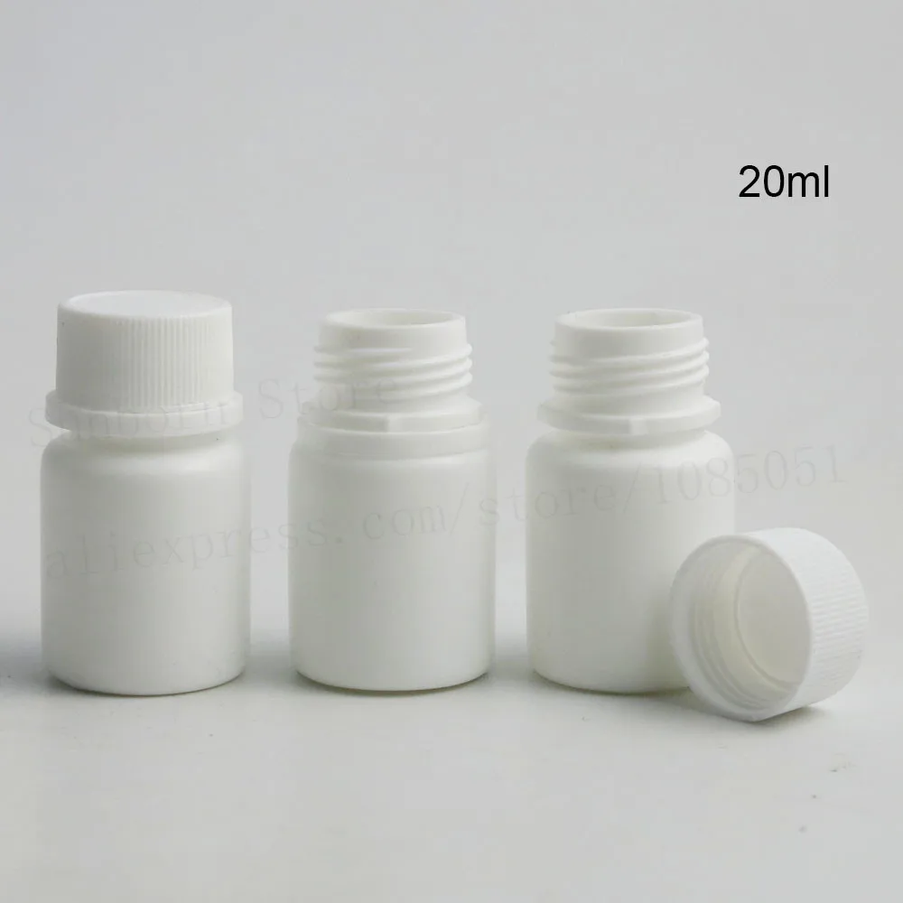 30 шт. 20 мл медицины Класс hdpe капсула Pill White бутылки Здоровый продукт бутылки для медицины капсулы