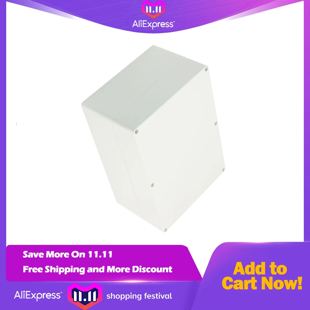 

Waterproof Clear Cover Plastic Electronic Project Box 265x185x125mm Excellent Waterproof and Dampproof Performance Project Box