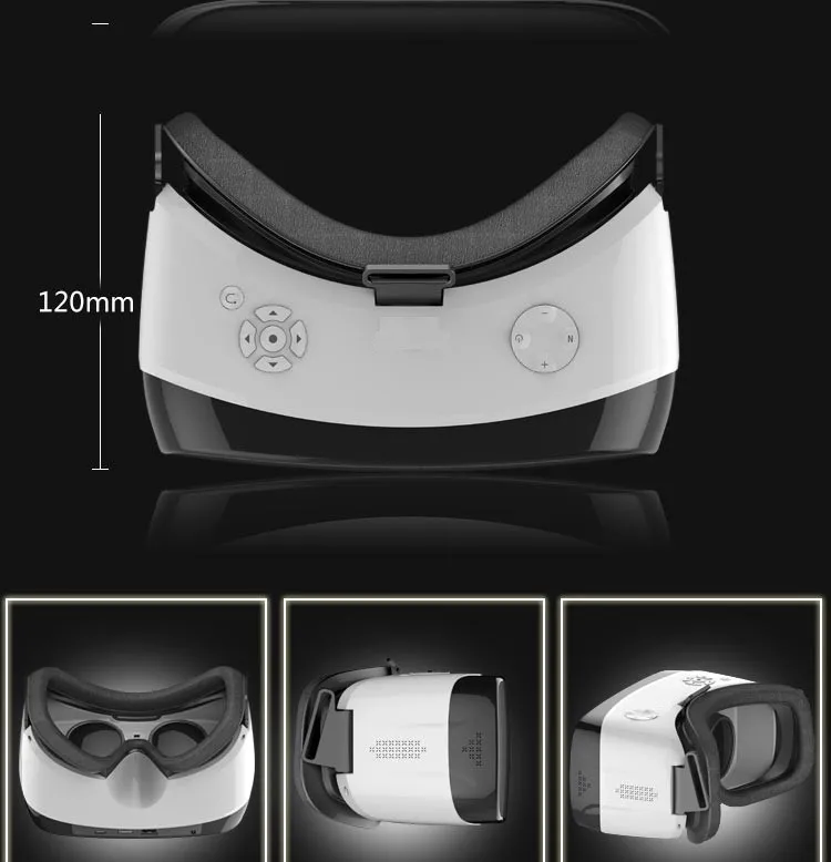 

Glavey VR Headset Android 4.4 HD IPS Screen 720*1280 Resolution 1G+8G Quad Core Virtual Reality 3D Glasses Wifi Bluetooth