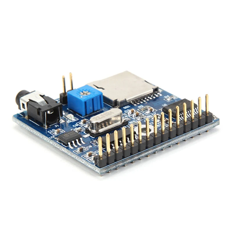 LEORY модуль воспроизведения голоса доска MP3 напоминание для Arduino DC5V 1A MP3 голосовые подсказки Поддержка MP3/WAV 16 ГБ TF карта для DIY