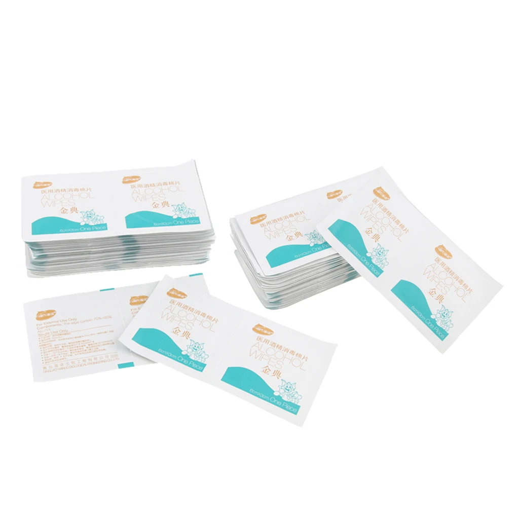 

Pack of 100 Disposable Eyeglasses Screen Lens Cleaning Wipes Moistened Paper, Dust Removal Tool