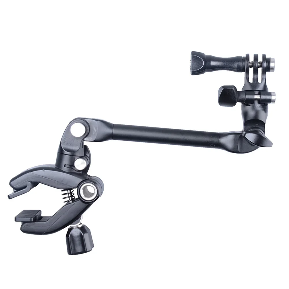 

Guitar Drum Clips 360 Rotate Collapsible Monopod Mount Camera Grip Extension Arm Tripod for Gopro Hero 4 3 3+ 2 1 SJ4000 XiaoYi