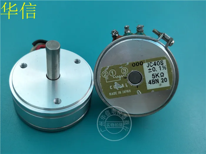 

[VK] Used Japan COPAL JC40S & plusmn; 0.1% 5K conductive plastic potentiometer servo installation gold standard switch