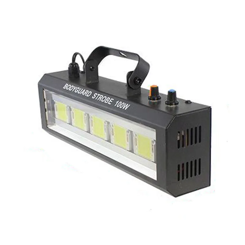 

100W LED Strobe light Sound/Adjustable speed/Auto Control led flash light Disco Party Home Music Show Projector Stage Lighting