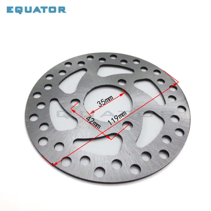 119mm 35mm Brake Disc Disk plate rotor For 47cc 49cc 2 Stroke Engine ATV Quad Go Kart Dirt