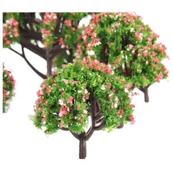 Пластик персиковые деревья Модель Железнодорожный железной дороги пейзаж масштаб 1: 75-1: 500