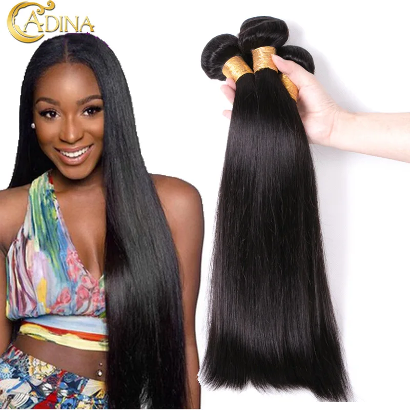 

7A Grade Unprocessed Virgin Malaysian Straight Hair 3pcs lot Human Hair Cheap Malaysian Virgin Hair Straight Hair Weave Bundles