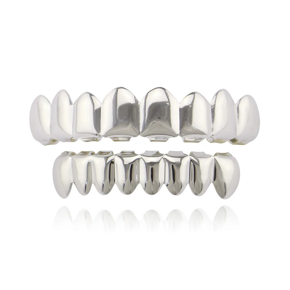 BNRESALE хип хоп грили зубы колпачок золотой черный Grillz верхней нижней части Набор