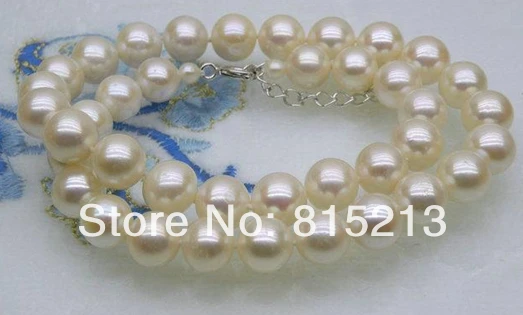 

ddh001121 Genuine 8.5-9mm AAA+ round white akoya pearls necklace 17-19" 14KGP 28% Discount