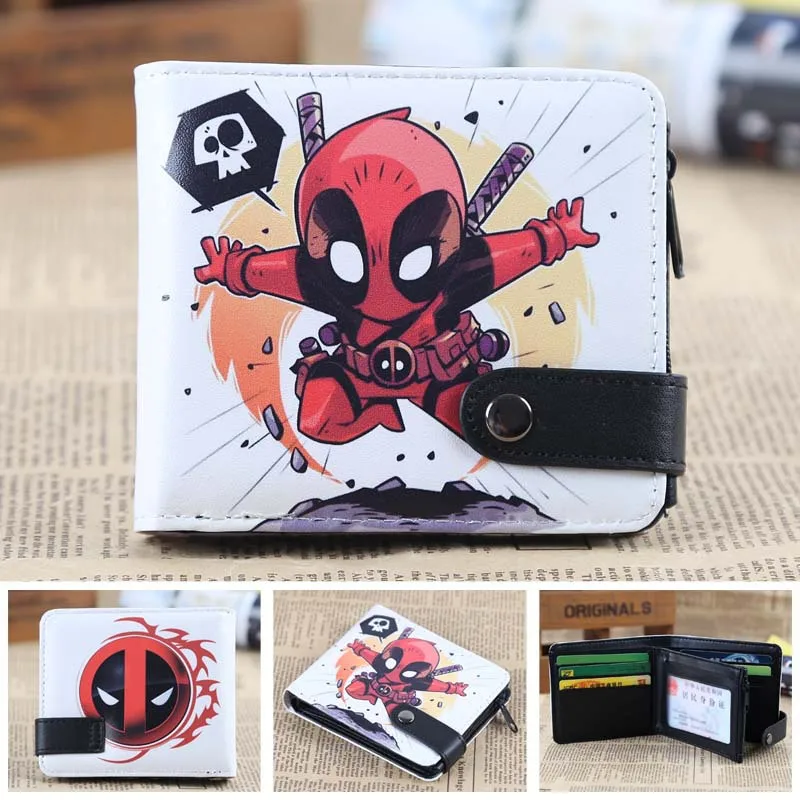 

lovely children cion wallets kids purse cute dealpool american captain totoro women wallets man leather wallet with coin pocket