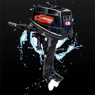 Zongshen selva2stroke 15 моторная лодка с подвесным двигателем крюк thrusted штурмовые лодки короткий вал