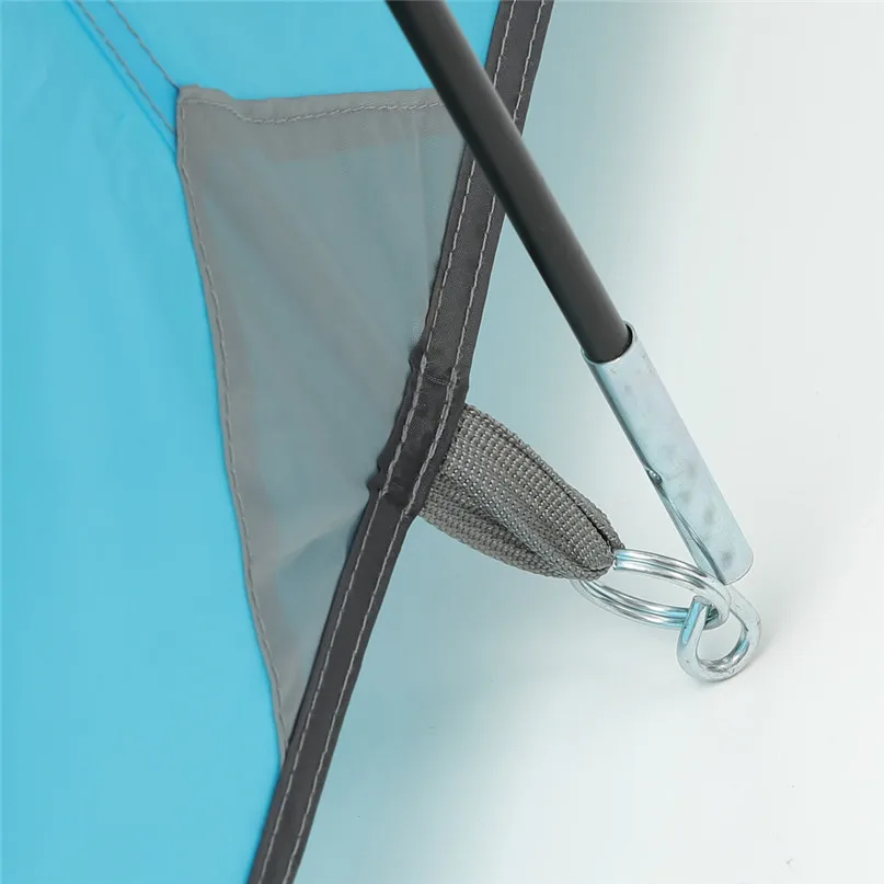 Camping Rainproof Tents Ultralight Camping tent Waterproof 3-4 Person Double Layer Tunnel Tent One Bedroom One Living Room #2H07 (33)