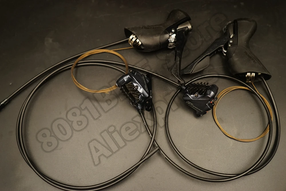 シマノST-RS685 + BR-RS785/BR-R8070油圧postmountディスクブレーキのセットfw/rw-2x11-speed、RS685、RS785、R8070