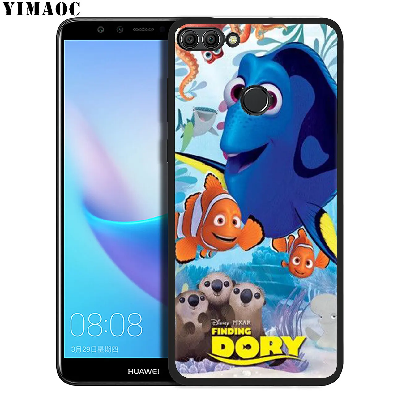 Мягкий силиконовый чехол YIMAOC в виде запоминающего Немо для телефона Huawei P20 Pro P10 P9