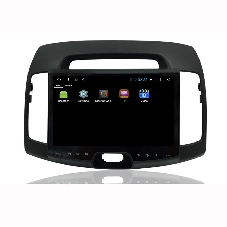 Sale Asvegen 9 inch Android 6.0 Quad Core Car Radio For HYUNDAI Elantra 2007-2011 Android Wifi GPS Navigation Multimedia DVD Player 3