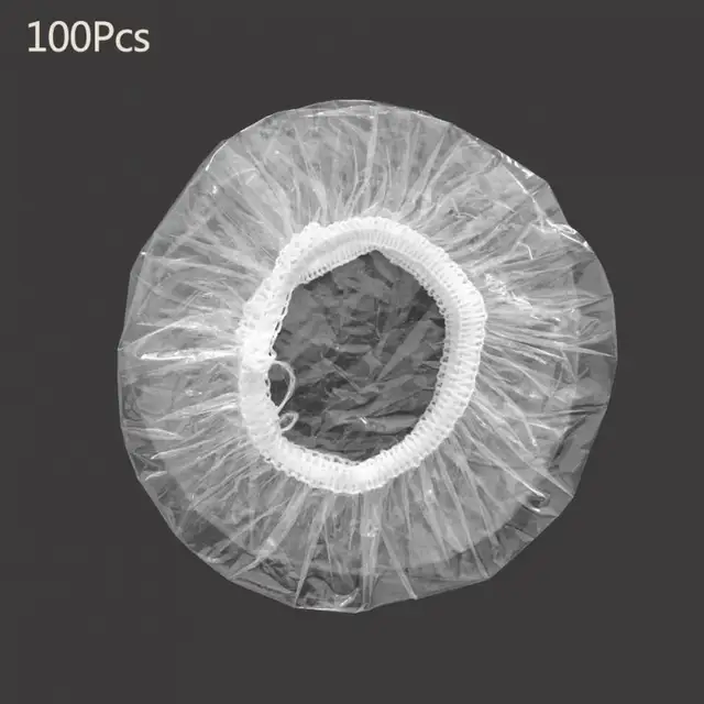 100pcs/pack Earcaps Disposable Polyethylene Ear Covers Shield Protect Tint Clip Dye hair Waterproof earmuffs