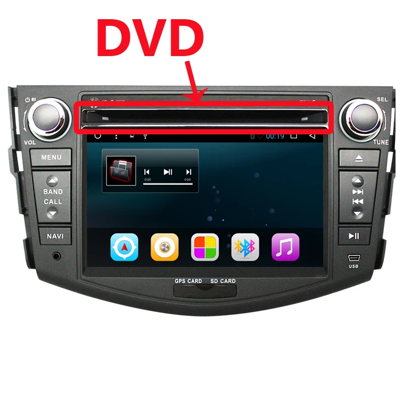 Sale Android 8.1 Quad Core GPS Navi 7" Car DVD Player for Toyota RAV4 06-12 with Bluetooth/RDS/Radio/4G/WIFI/USB/Mirrorlink 2 Sale Android 8.1 Quad Core GPS Navi 7" Car DVD Player for Toyota RAV4 06-12 with Bluetooth/RDS/Radio/4G/WIFI/USB/Mirrorlink 2