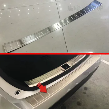 

Rear Bumper foot plate trim built the boot sill strip retrofit dedicated external Stainless steel FOR 2016 2017 TOYOTA PRIUS