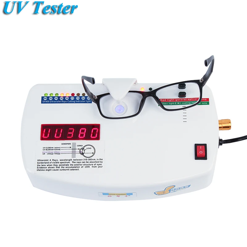 

UV400 Tester Anti-radiation Multi-function Uv Tester 10W 220V Glasses Equipment CP-13B