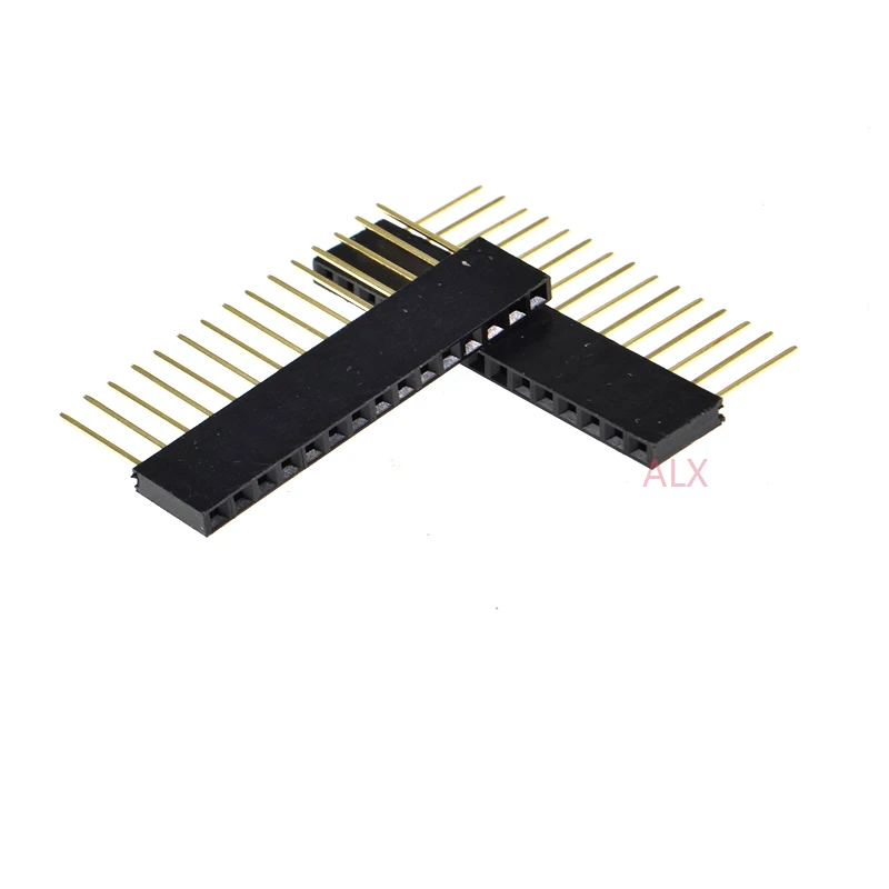 10PCS  NEW Single Row 1X15 15Pin 2.54mm Female Pin Socket connector AU 