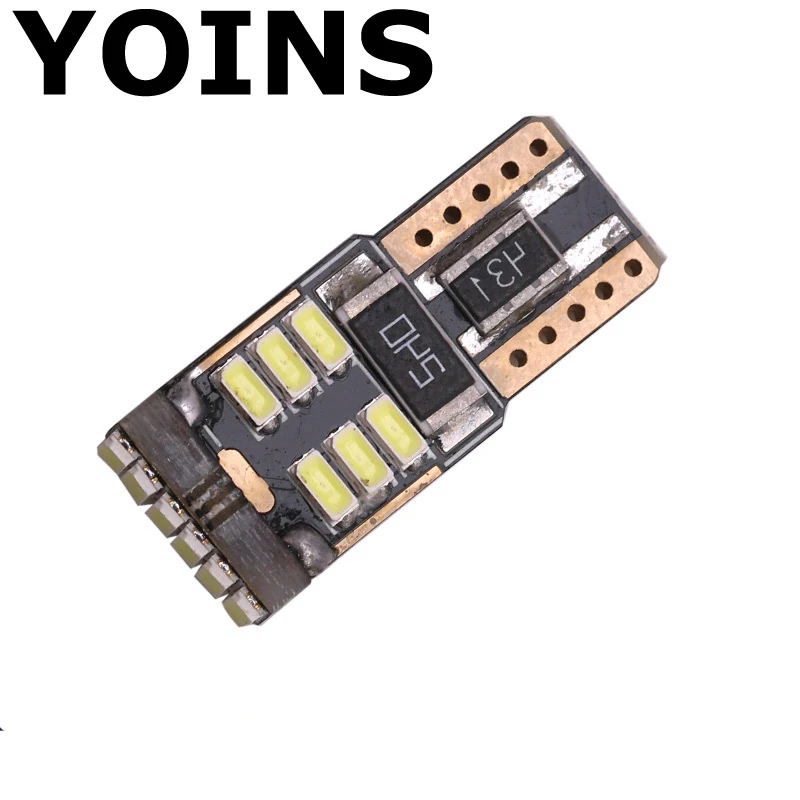 100 шт. canbusT10 194 168 3014 18 SMD W5W 18Led, работающего на постоянном токе 12 В в Автомобильные светодиодные лампы белый габаритный фонарь дверные фонари