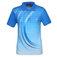 Мужские футболки для настольного тенниса, спортивные рубашки-поло, впитывающая тренировочная одежда, мужская футболка для тенниса и бадминтона