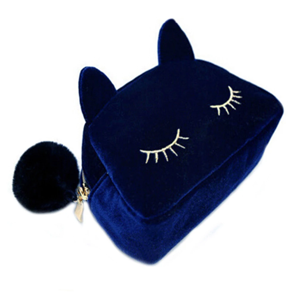 

Kawaii Cute Stationery Pen Box Fluffy Pencil Case With Cat Plush School Supply Bag For Girl Estojo Escolar Menina Pencilcase Kit