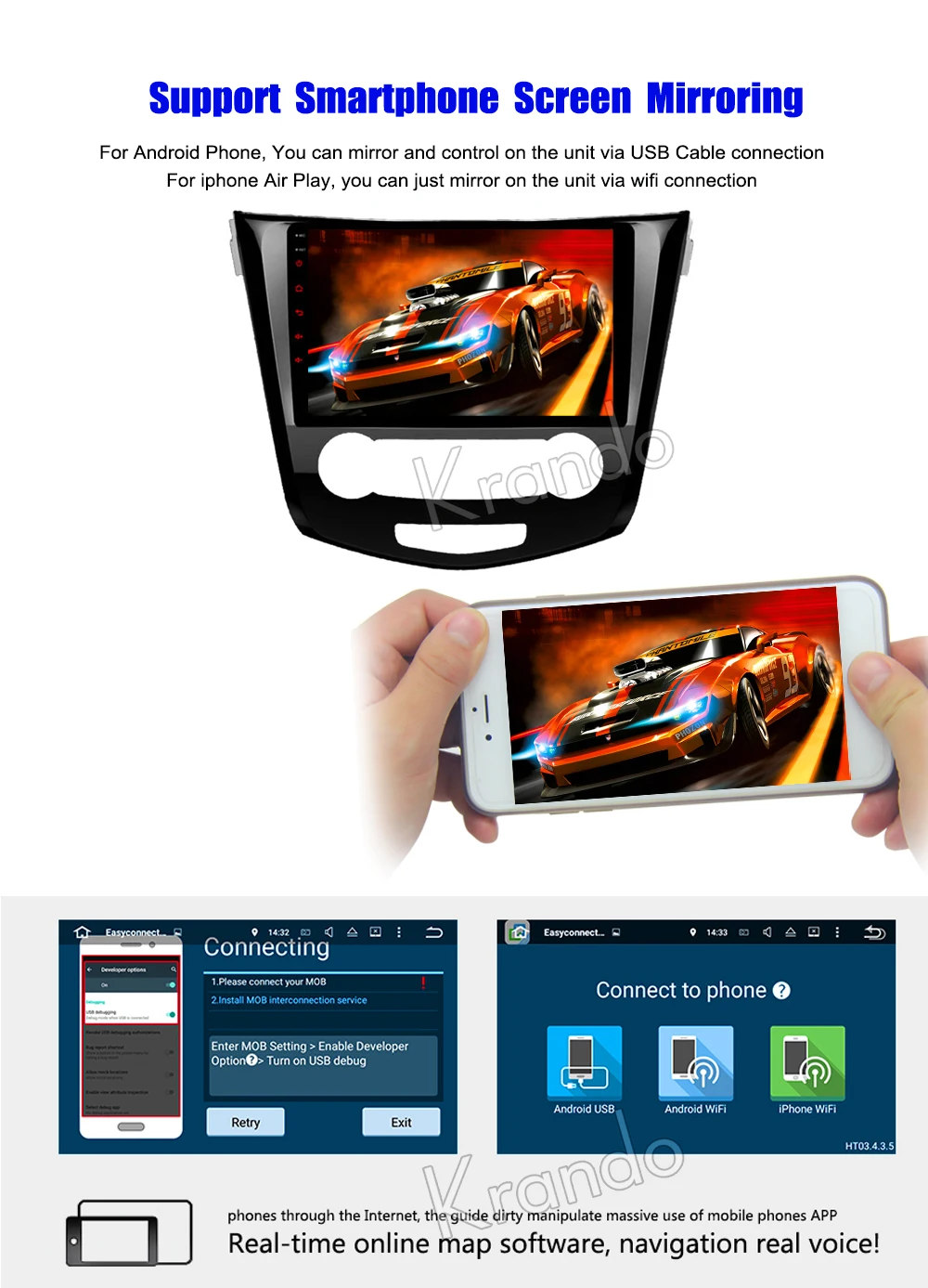 Discount Krando Android 8.1 10.1" Touch screen car Multmedia system for NISSAN X-TRAIL /Rouge 2013+ radio player gps navigation wifi 8 Discount Krando Android 8.1 10.1" Touch screen car Multmedia system for NISSAN X-TRAIL /Rouge 2013+ radio player gps navigation wifi 8