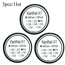 3pcs Nichrome wire 30m/roll Resistance wire for RDA RBA Rebuildable Atomizer Heating Wires Coil Tool 0.5mm Clapton Heating Wire цена 3pcs Nichrome wire 30m/roll Resistance wire for RDA RBA Rebuildable Atomizer Heating Wires Coil Tool 0.5mm Clapton Heating Wire цены онлайн