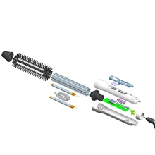 Цифровой стайлер для волос fusion, горячая воздушная щетка, стильный Утюг, керамический анион, щипцы для завивки волос, расческа, расческа, ЖК-завивка, бигуди