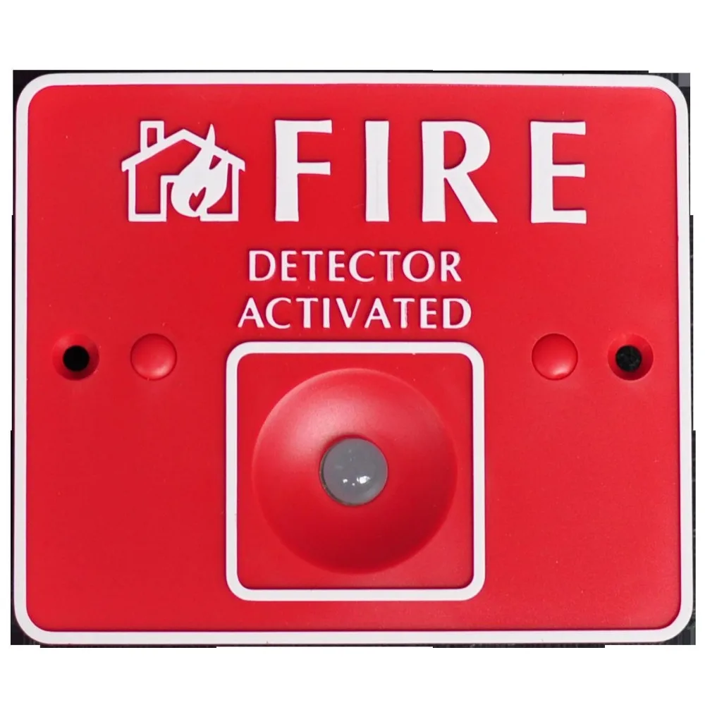 20pcs Fire Alarm System MD111 Remote LED One 8mm LED provide local 360 degree visible alarm indication Fire Detector Activated