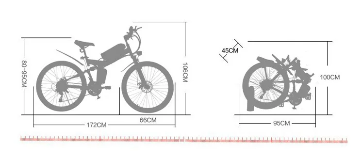 Clearance NORWICH 26inch 36V 250W Multi-function Electric Bike MAX 40KM/H 12