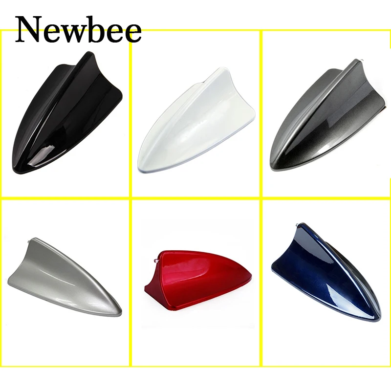 

Newbee Car For BMW X5 X6 F30 E46 VW For Honda Styling Auto Roof Decorative Shark Fin Antenna Dummy Aerial Adhesive Universal