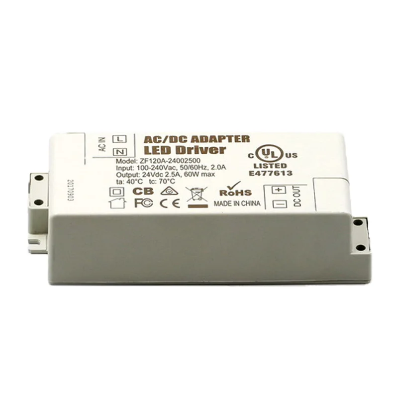 DC 24 вольт AC100-240V светильник ing трансформаторы 6 Вт 24 Вт 60 Вт 72 Вт Высокое качество светодиодный драйвер для светодиодной ленты шкаф светильник питания