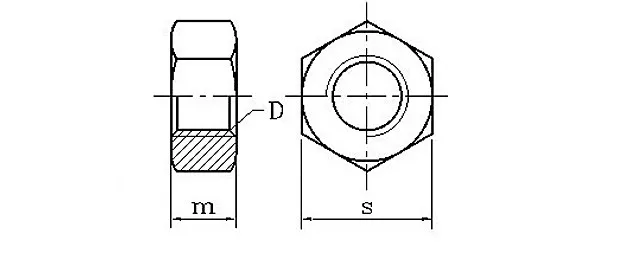 50 шт./10 шт. DIN934 M2 M2.5 M3 M4 m5 m6 m8 m10 m12 PA66 нейлоновая Шестигранная гайка Шестигранная пластиковая Шестигранная гайка