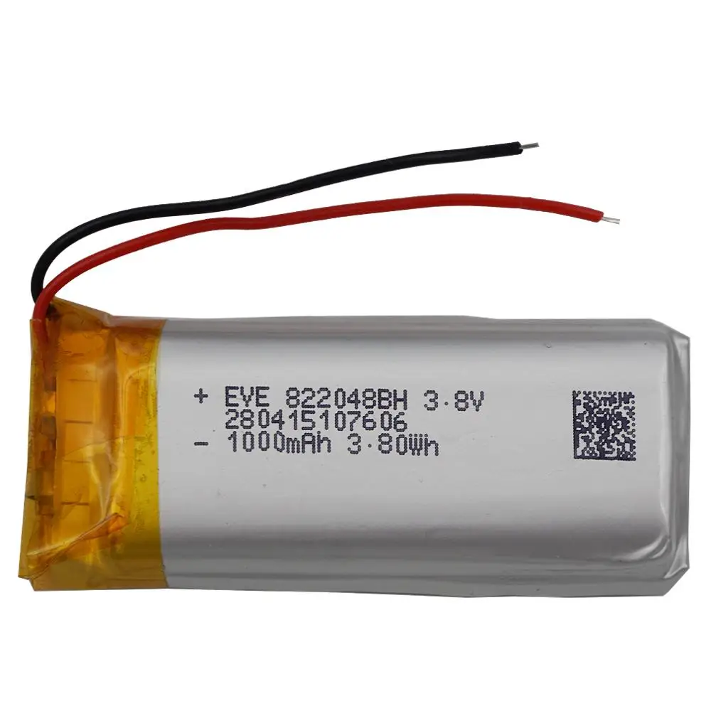 

XINJ 3.8V 1000mAh Rechargeable Lithium Polymer LiPo Battery 822048 For MP4/MP5 GPS Camera E-book Driving recorder Camera DVR DVC