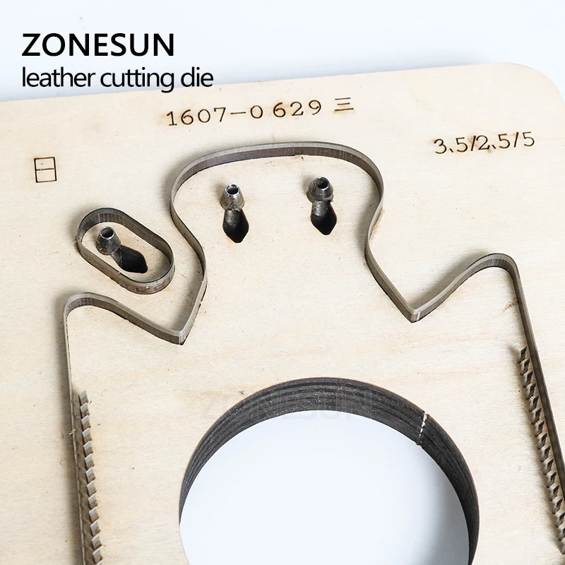 ZONESUN под заказ кожа в форме свиньи сделай сам деревянная искусственная штамповка