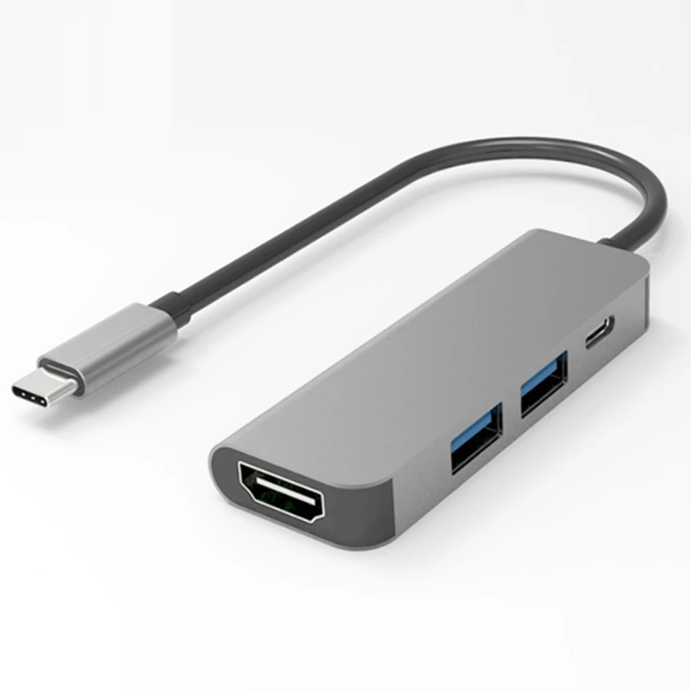 4 in 1 USB 3.1 -C Type C Hub to 4K @30hz HDMI 2 3.0 PD Charging Adapter for Macbook Samsung S9 S8 Note 9 8 | Компьютеры и офис