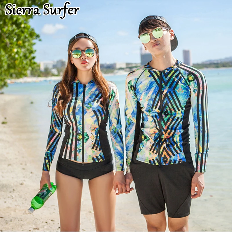 

Rash Guard Women Windsurf Rashgard Lycra Surf Windsurfing Girl Swimsuit For Surfing 2018 Couples Long Sleeve Bathing Suit
